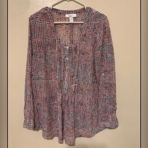 Motherhood Maternity sheer blouse size XL